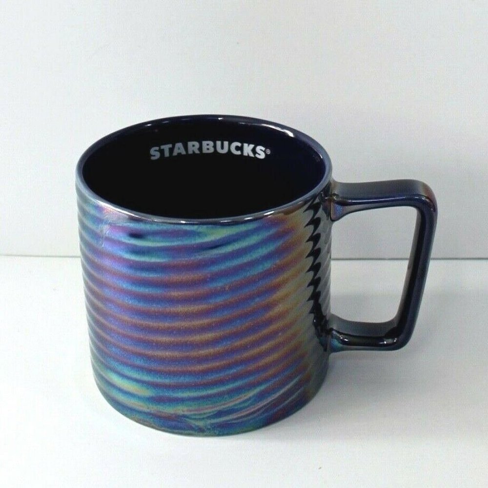 Starbucks Holiday 2020 Luster Swirl Ceramic Coffee Cup Mug 12 oz